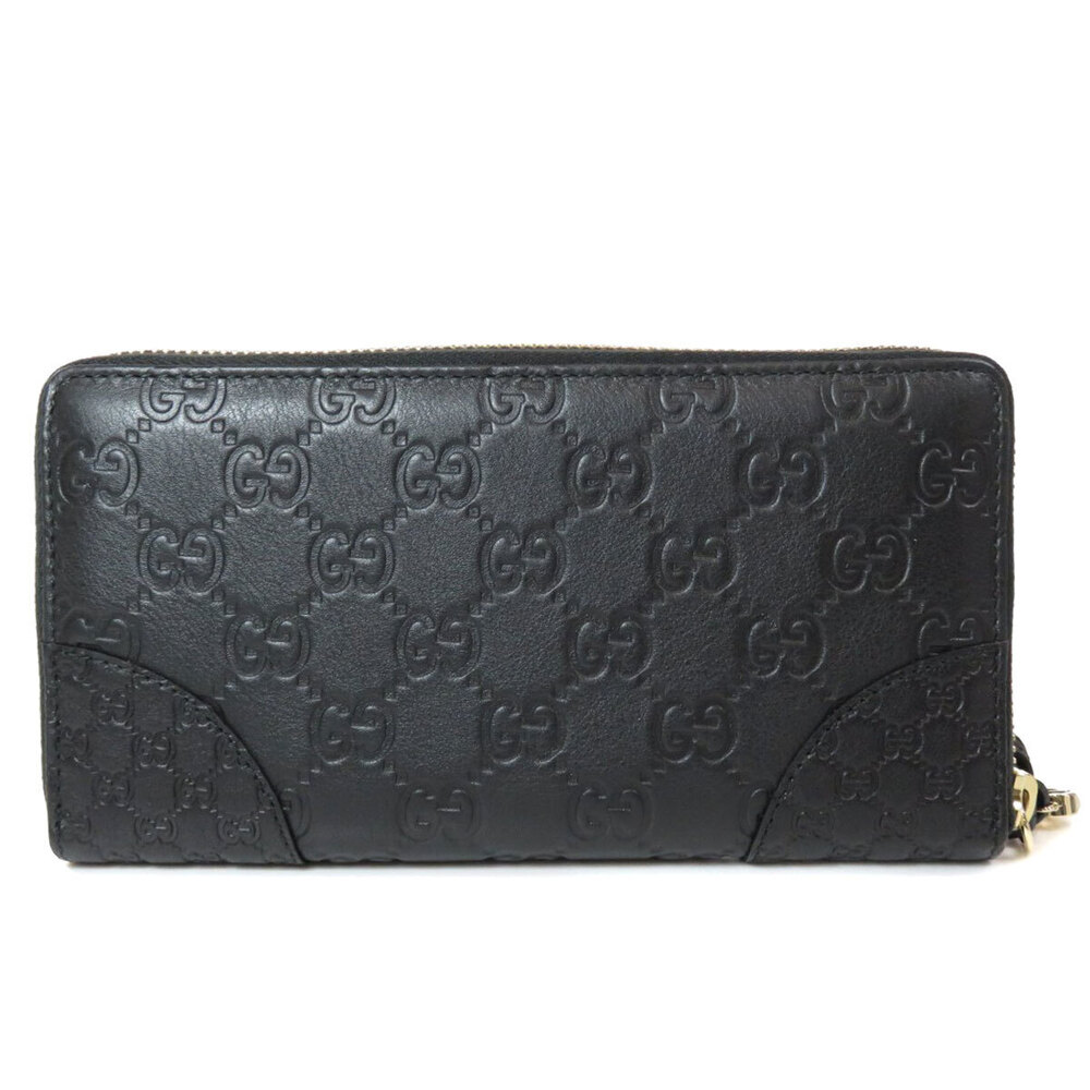 Gucci Wallet leather long GG Black
